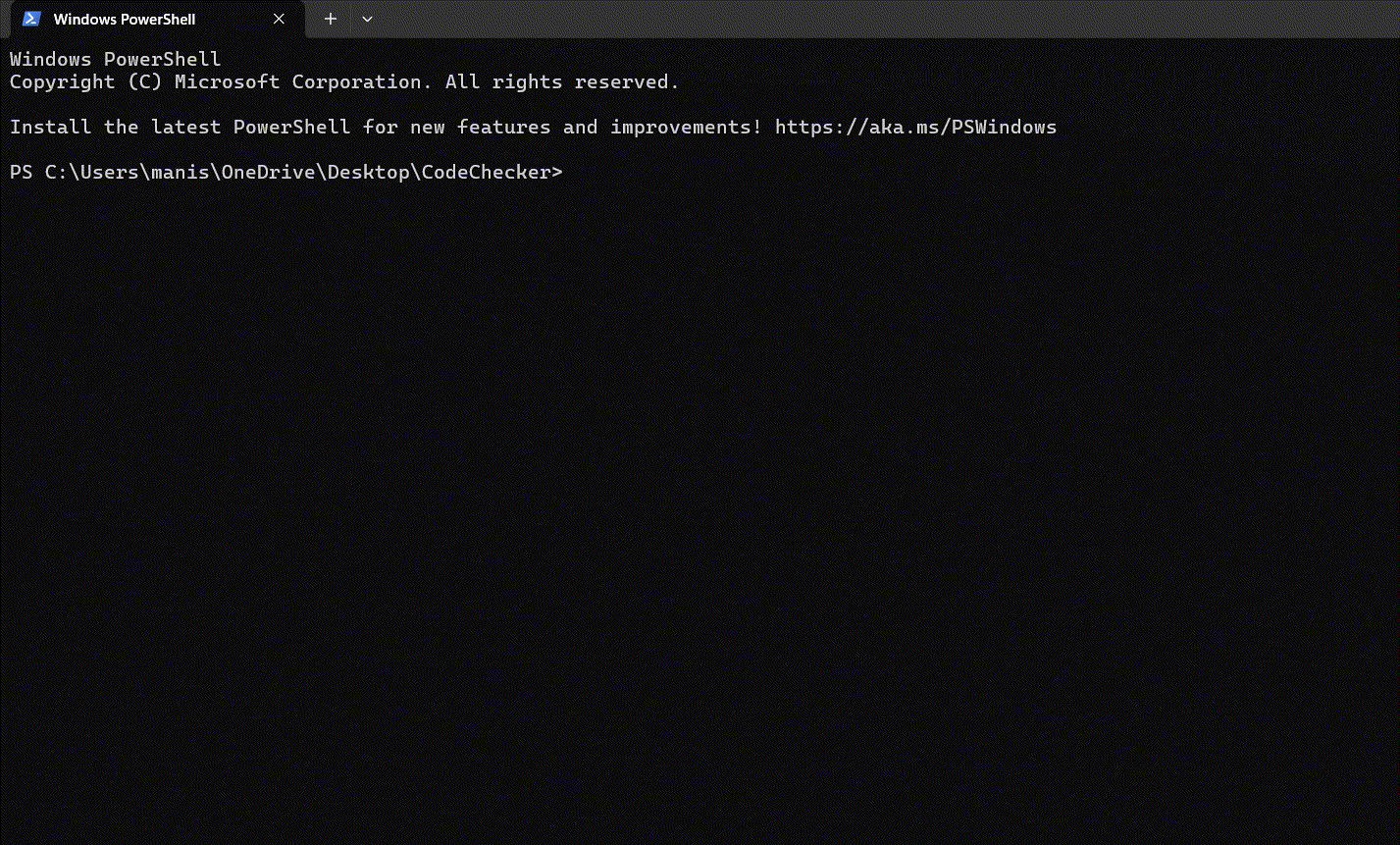 CodeChecker Terminal Demo